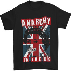 Anarchy in The UK Punk Music Rock Mens T-Shirt-1 Anarchy in The UK Punk Music Rock Mens T-Shirt-1