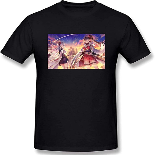 Azur Lane 3D Print Short Sleeve Fashion T Shirt for Men 100% Cotton Azur Lane 3D Print Short Sleeve Fashion T Shirt for Men 100% Cotton
