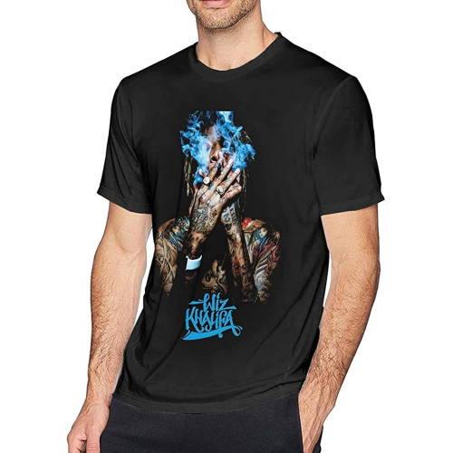 Mens Classic Wiz Khalifa Music Band T-Shirts Mens Classic Wiz Khalifa Music Band T-Shirts