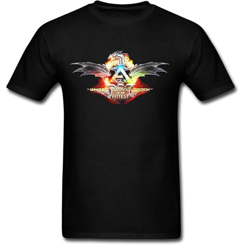 Pure Cotton Survival Ark Video Game Males T Shirt Tees Shirt for Men Pure Cotton Survival Ark Video Game Males T Shirt Tees Shirt for Men
