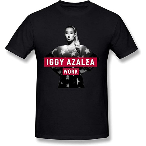 Men's Iggy Azalea Work T Shirt T Shirt Men Tops Tee Men's Iggy Azalea Work T Shirt T Shirt Men Tops Tee