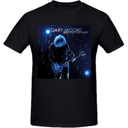 Gary Moore Bad for You Baby Men's Relaxed Fit Cotton Round Neck T Shirt Gary Moore Bad for You Baby Men's Relaxed Fit Cotton Round Neck T Shirt