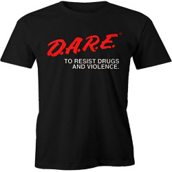 D.A.R.E. America Drug Education 1980'S Design Resist Violence Mens T Shirts Shirt D.A.R.E. America Drug Education 1980'S Design Resist Violence Mens T Shirts Shirt