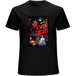 Evil Dead V.11 T Shirt Black Movie Poster Horror Tees Shirt for Men Evil Dead V.11 T Shirt Black Movie Poster Horror Tees Shirt for Men