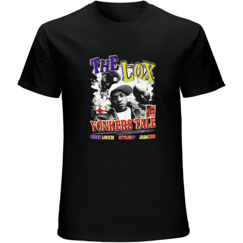 The Lox T-Shirt - Yonkers Tale Sheek Louch Styles P Jadakiss 90S VNTG Rap Tee Tees Shirt for Men