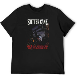 in The Mouth Madness Fictional Sutter Cane Horror Novel Men's Retro Tees Shirt
