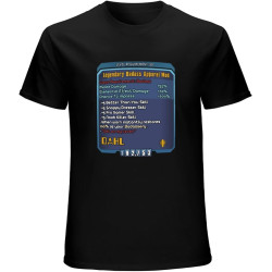 Borderlands Weapon Mod Mens Black Tees T-Shirt Clothing