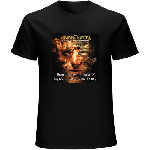 Dream Theater Metropolis Camiseta para Hombre Men's Retro Tees Shirt Dream Theater Metropolis Camiseta para Hombre Men's Retro Tees Shirt