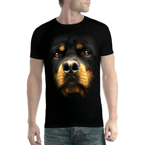 Rottweiler Face Dog Animals Men T Shirt Rottweiler Face Dog Animals Men T Shirt