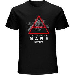 30 Thirty Seconds to Mars Glyphic Symbol - Crew Neck T-Shirt for Men