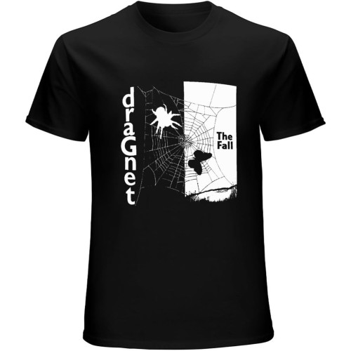 The Fall Dragnet Alternative Rock Band Tshirt Men's Vintage T Shirt Short Sleeve Funny Top Black The Fall Dragnet Alternative Rock Band Tshirt Men's Vintage T Shirt Short Sleeve Funny Top Black