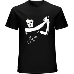 Men's Sinead O'Connor Signature T-Shirt Sinead O Connor Shirt Black Men's Sinead O'Connor Signature T-Shirt Sinead O Connor Shirt Black