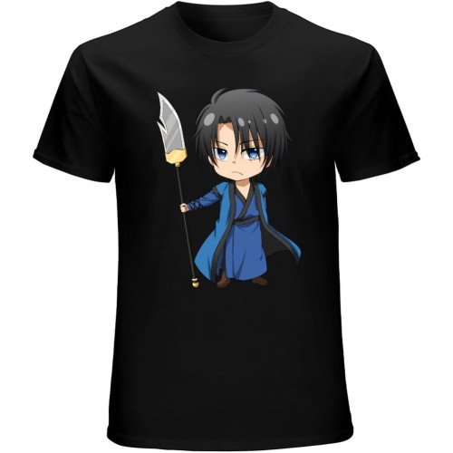 Akatsuki no Yona Men's T-Shirt Men Unisex Tee Black Akatsuki no Yona Men's T-Shirt Men Unisex Tee Black