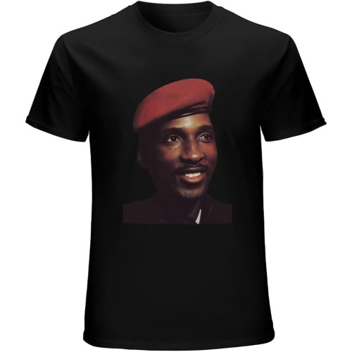 Men's Thomas Sankara Burkina Faso Africa T-Shirt Black