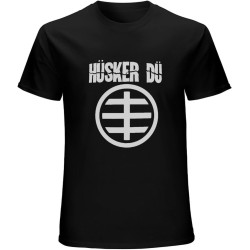 Men's FFE Husker Du 'Circle Logo' T Shirt Colour6 Black Men's FFE Husker Du 'Circle Logo' T Shirt Colour6 Black