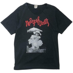 New York Dolls T Shirt Punk Lock Black New York Dolls T Shirt Punk Lock Black