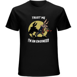 Trust Me Im an Engineer for Men Pure Vintage Round Neck Engineering Tees Man Clothes Oversized O-Neck 100% Cotton Casual Unisex T-Shirt Black Trust Me Im an Engineer for Men Pure Vintage Round Neck Engineering Tees Man Clothes Oversized O-Neck 100% Cotton Casual Unisex T-Shirt Black