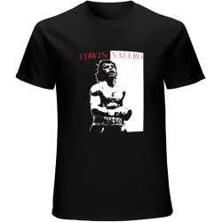 Men's Edwin Valero Scarface Style Boxing T Shirt Black
