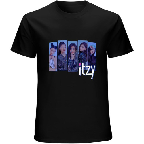 ITZY T-Shirt Short Oversized t Shirt Sweat Shirt Mens t Shirts Pack Black ITZY T-Shirt Short Oversized t Shirt Sweat Shirt Mens t Shirts Pack Black