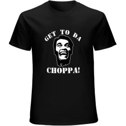 Get to Da Choppa Mens t-Shirt Arnold Movie Film 80's Retro Sci Fi TV Gift Size Black Get to Da Choppa Mens t-Shirt Arnold Movie Film 80's Retro Sci Fi TV Gift Size Black