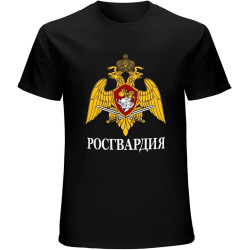Men's T-Shirt Emblem of The Special Forces of The Russian Guard Spetsnaz T-Shirts Army Black