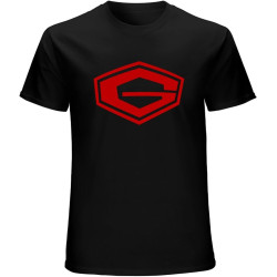 Men's Gatchaman Logo 1 T Shirt Black Men's Gatchaman Logo 1 T Shirt Black