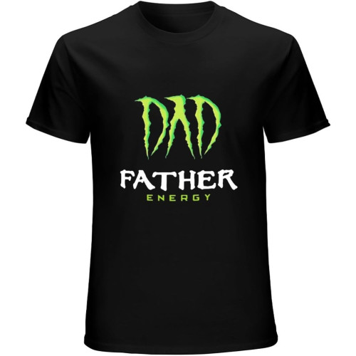 Father Energy Monster Happy Father's Day Unisex T-Shirts Graphic Print Mens Black Tee Shirt Father Energy Monster Happy Father's Day Unisex T-Shirts Graphic Print Mens Black Tee Shirt