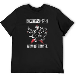Wind of Change Unisex T-Shirts Graphic Print Mens Black Tee Shirt Wind of Change Unisex T-Shirts Graphic Print Mens Black Tee Shirt