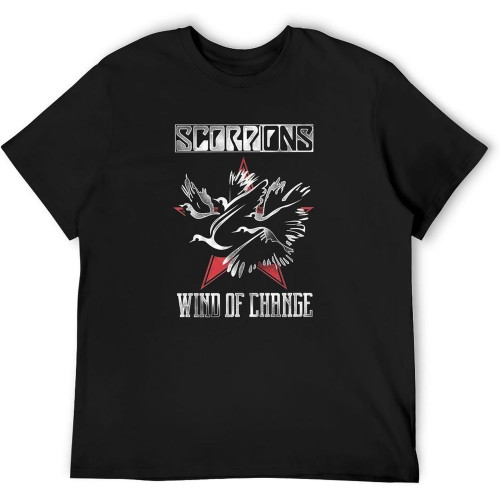 Wind of Change Unisex T-Shirts Graphic Print Mens Black Tee Shirt Wind of Change Unisex T-Shirts Graphic Print Mens Black Tee Shirt