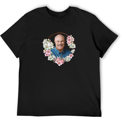 Dr Phil Unisex T-Shirts Graphic Print Mens Black Tee Shirt Dr Phil Unisex T-Shirts Graphic Print Mens Black Tee Shirt