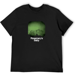 Rosemarys Baby Horror Unisex T-Shirts Graphic Print Mens Black Tee Shirt Rosemarys Baby Horror Unisex T-Shirts Graphic Print Mens Black Tee Shirt