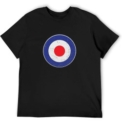 The Jam Scooter RAF Unisex T-Shirts Graphic Print Mens Black Tee Shirt The Jam Scooter RAF Unisex T-Shirts Graphic Print Mens Black Tee Shirt