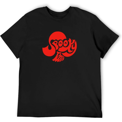 Spooky Tooth Unisex T-Shirts Graphic Print Mens Black Tee Shirt