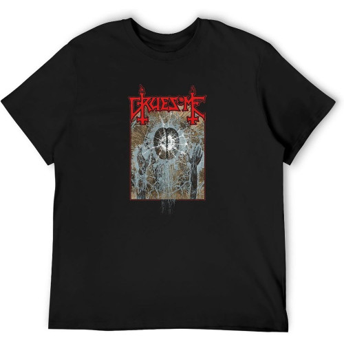 Gruesome Fragments of Psyche Unisex T-Shirts Graphic Print Mens Black Tee Shirt