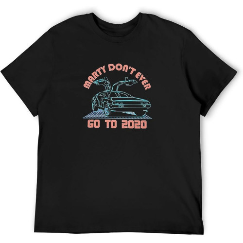 Marty Goes Never in 2020 Ethnic Unisex T-Shirts Graphic Print Mens Black Tee Shirt Marty Goes Never in 2020 Ethnic Unisex T-Shirts Graphic Print Mens Black Tee Shirt