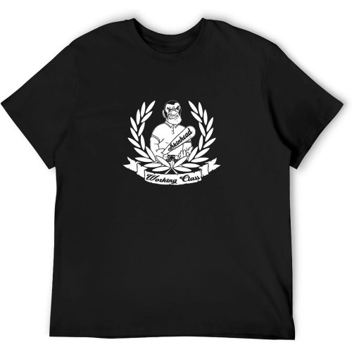 Skinhead Working Class Skinhead Oi Punk Skins Oi! Unisex T-Shirts Graphic Print Mens Black Tee Shirt
