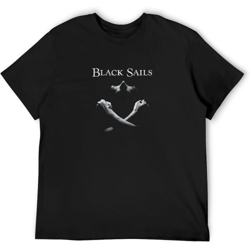 Black Sails Adventure Tv Series Unisex T-Shirts Graphic Print Mens Black Tee Shirt
