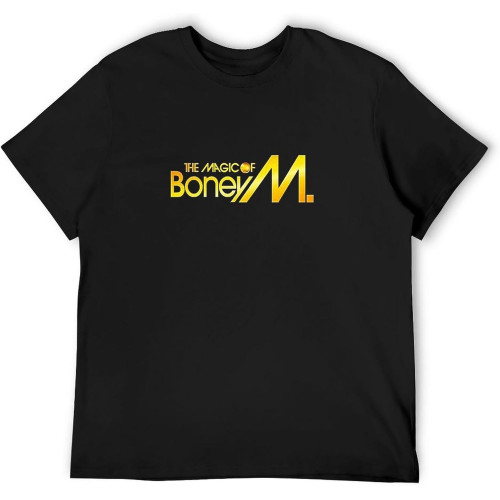 Boney M Rasputin Rasputin Song Unique Unisex T-Shirts Graphic Print Mens Black Tee Shirt