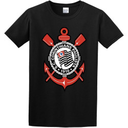 Man' Round Neck Sport Club Corinthians Paulista Sports T-Shirt Man' Round Neck Sport Club Corinthians Paulista Sports T-Shirt
