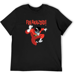 Freakazoid Unisex T-Shirts Graphic Print Mens Black Tee Shirt Freakazoid Unisex T-Shirts Graphic Print Mens Black Tee Shirt
