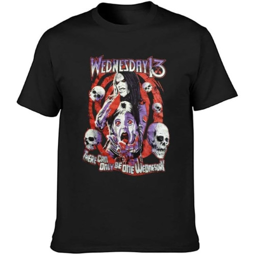 Men' Wednesday 13 Only One T Shirt Print Tees T Shirt O Neck Men' Wednesday 13 Only One T Shirt Print Tees T Shirt O Neck