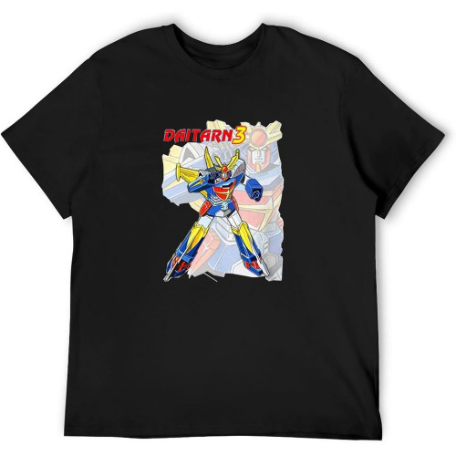Invincible Steel Man Daitarn 3 Unisex T-Shirts Graphic Print Mens Black Tee Shirt Invincible Steel Man Daitarn 3 Unisex T-Shirts Graphic Print Mens Black Tee Shirt