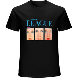The Human League Dare Graphic Top Printed Tee Shirt for Mens Short-Sleeve T-Shirts Black The Human League Dare Graphic Top Printed Tee Shirt for Mens Short-Sleeve T-Shirts Black