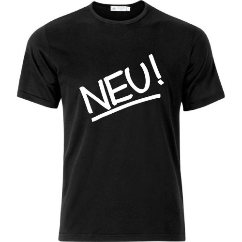 NEU! Electronic Krautrock Music T Shirt Black
