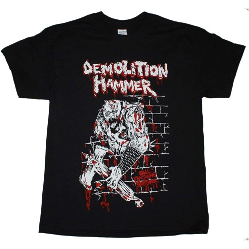 Demolition Hammer Brutal Skull Attack Thrash Sadus Atrophy Mens T Shirt Demolition Hammer Brutal Skull Attack Thrash Sadus Atrophy Mens T Shirt