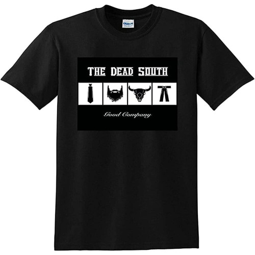 Men's The Dead South T Shirt Good Company Vinyl cd Cover Men's The Dead South T Shirt Good Company Vinyl cd Cover