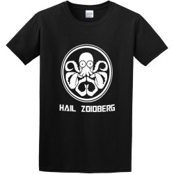 Men's T-Shirt Feel Soft Hail Zoidberg Hydra Classic Style Black Men's T-Shirt Feel Soft Hail Zoidberg Hydra Classic Style Black