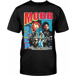 Mobb-Deep-T Shirt The in Famous-Hip-Hop-Rap Men T Shirt Cool Short-Sleeve Black M Mobb-Deep-T Shirt The in Famous-Hip-Hop-Rap Men T Shirt Cool Short-Sleeve Black M