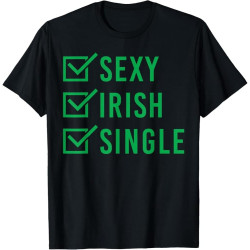 Cotton Men Irish Single Shirt St. Patricks Day Men Women Gift T-Shirt Cotton Men Irish Single Shirt St. Patricks Day Men Women Gift T-Shirt