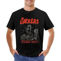 The Lurkers - Freak Show T-Shirt Sweat Shirts Summer Clothes Mens Plain t ShirtsTop Sweatshirt Short Sleeve Black